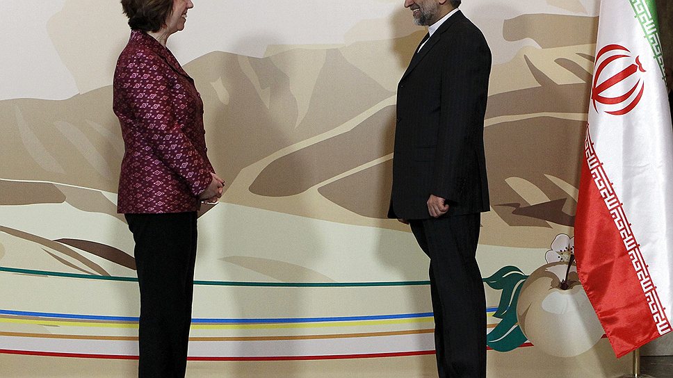 Первый заместитель председателя Еврокомиссии Кэтрин Эштон и секретарь Высшего совета национальной безопасности Ирана Саид Джалили