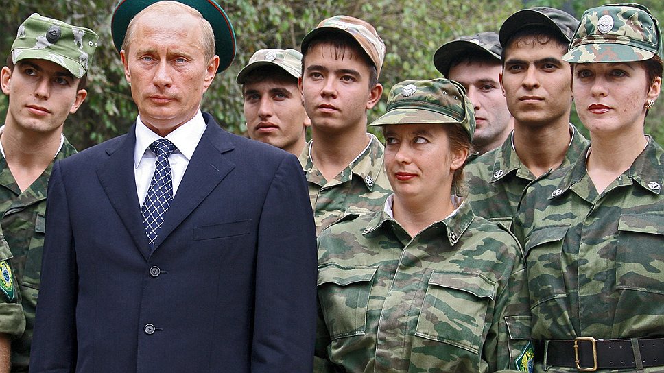 Владимир Путин и пограничники
