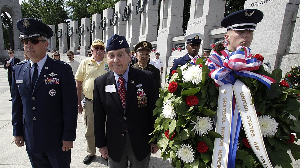 Американские ветераны Второй мировой войны на мероприятиях в честь Дня памяти в Вашингтоне