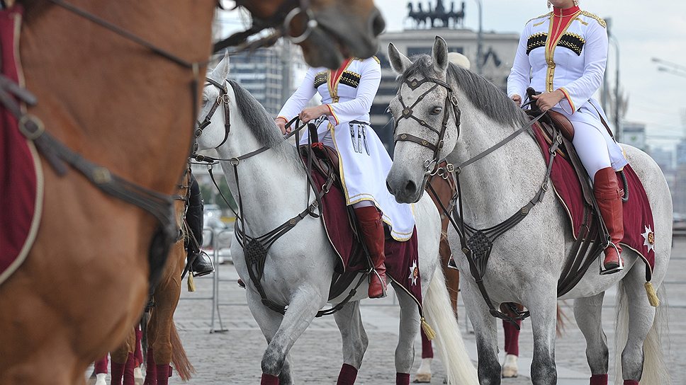 В Москве в рамках фестиваля &quot;Лучший город Земли&quot; проходит конное шоу &quot;Традиции России&quot;