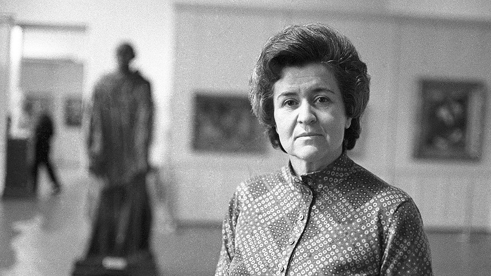 Бывший директор ГМИИ им. Пушкина Ирина Антонова, 1973 год