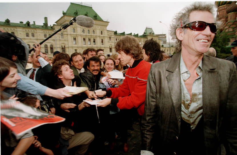 The Rolling Stones дважды приезжали с концертами в Россию: 11 августа 1998 года они дали концерт в Москве (на фото), 28 июля 2007 года — в Санкт-Петербурге