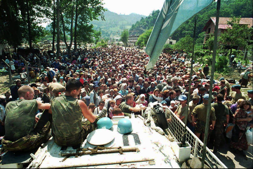 1995 год. Падение Сребреницы и Жепы — одно из ключевых событий гражданской войны в Югославии 1991—1995 годов 
