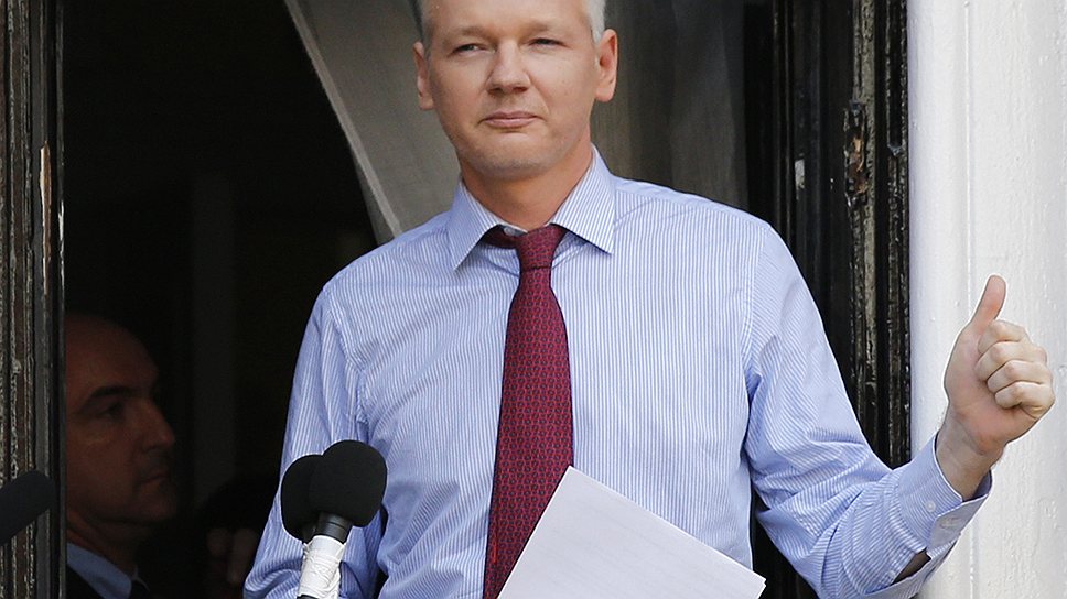 Основатель сайта WikiLeaks Джулиан Ассанж 