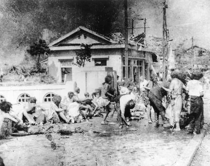 После бомбардировок Хиросимы и Нагасаки в официальных документах Японии появился термин «хибакуся» — пострадавший от бомбежки