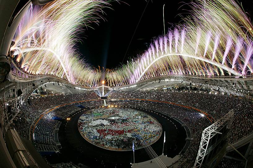 2004 год. Открытие летних Олимпийских игр в Афинах (Греция)