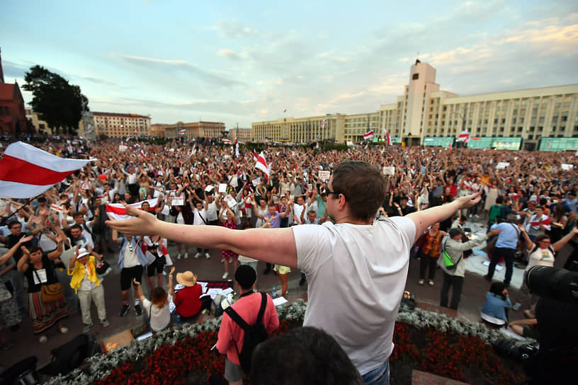 2020 год. В Минске прошла масштабная акция протеста — «Марш за свободу»
