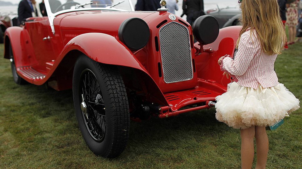 Участники Concours d`Elegance стараются представить свои автомобили в идеальном внешнем и техническом состоянии. На фото: Alpha Romeo 8C 2300 Figoni Tourer 1933 года
