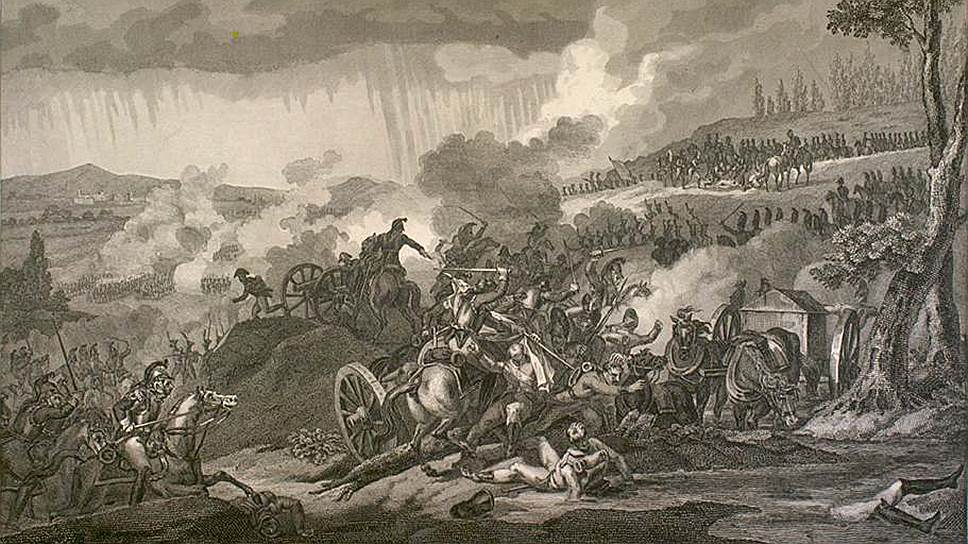 1813 год. Битва при Дрездене, в которой Наполеон одержал победу над союзной армией