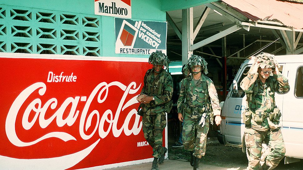 В 1989 году началась масштабная интервенция американских войск в Панаму, получившая название «Just Cause» («Правое дело»)