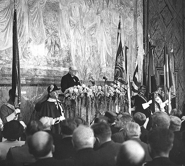 1946 год. Выступление Уинстона Черчилля в Цюрихском университете (Швейцария), которое считается точкой отсчета в создании Совета Европы
