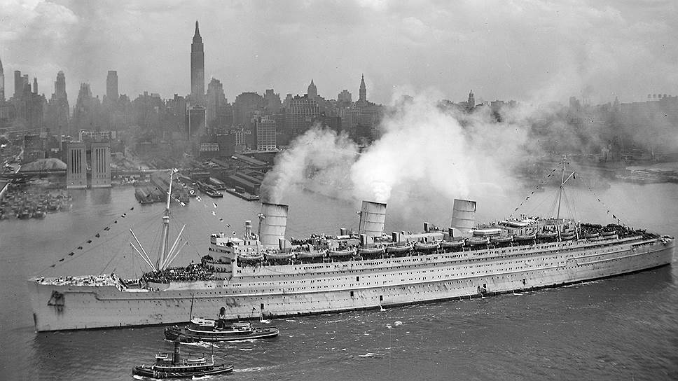 1934 год. В Англии спущен на воду океанский лайнер RMS Queen Mary, ставший первым судном водоизмещением более 75 тыс. тонн