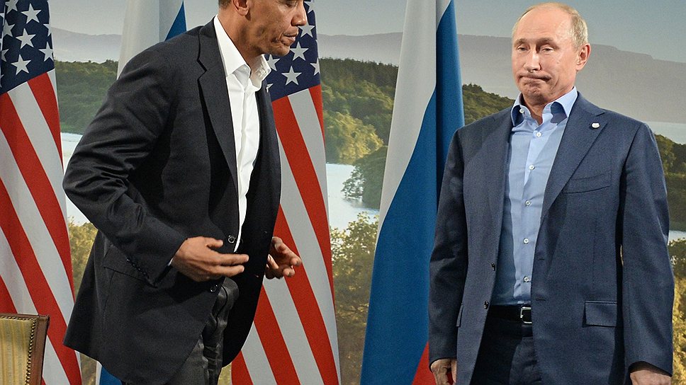 4 октября. Барак Обама (слева) отменил поездку на саммит АТЭС, на котором он собирался встретиться с Владимиром Путиным