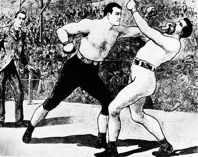1818 год. Англичане впервые использовали в бою боксерские перчатки