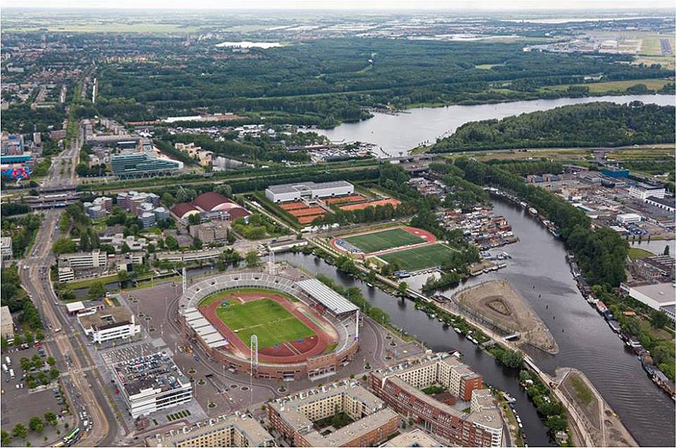 Спортивно-рекреационная территория Sportas на юге Амстердама