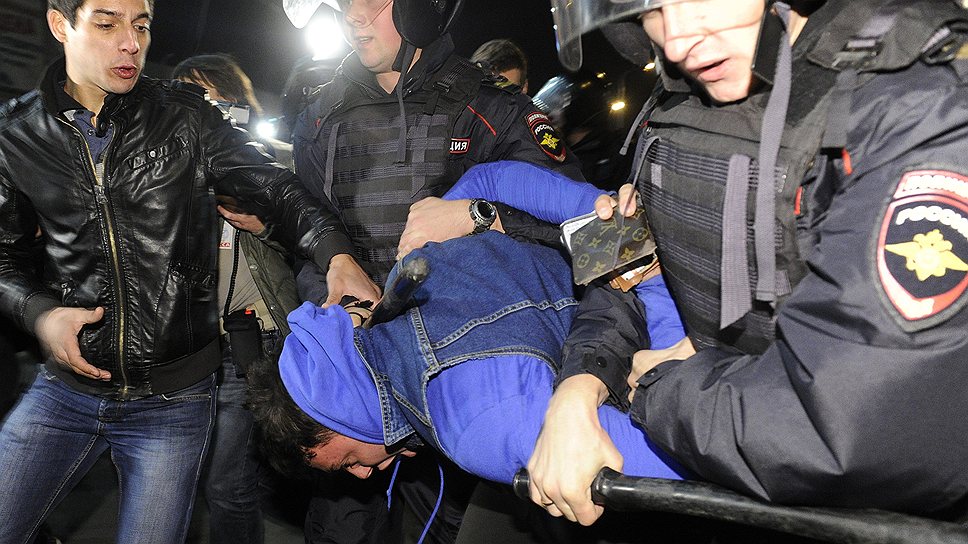 Полиция задержала в районе метро «Пражская» 276 человек