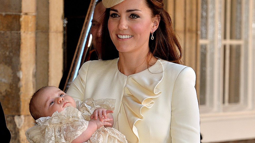 Принцесса Кейт с сыном Джорджем