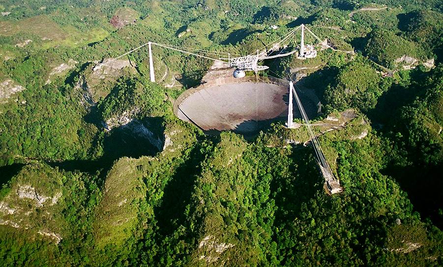 1963 год. Официальное открытие обсерватории Аресибо в Аресибо (Пуэрто-Рико) с крупнейшим в мире радиотелескопом