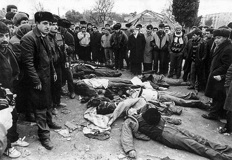 Во время погрома было убито 26 армян, ранено более 100 человек. Через два года, в 1990 году, в Баку состоялся еще один погром против армян, также сопровождавшийся убийствами