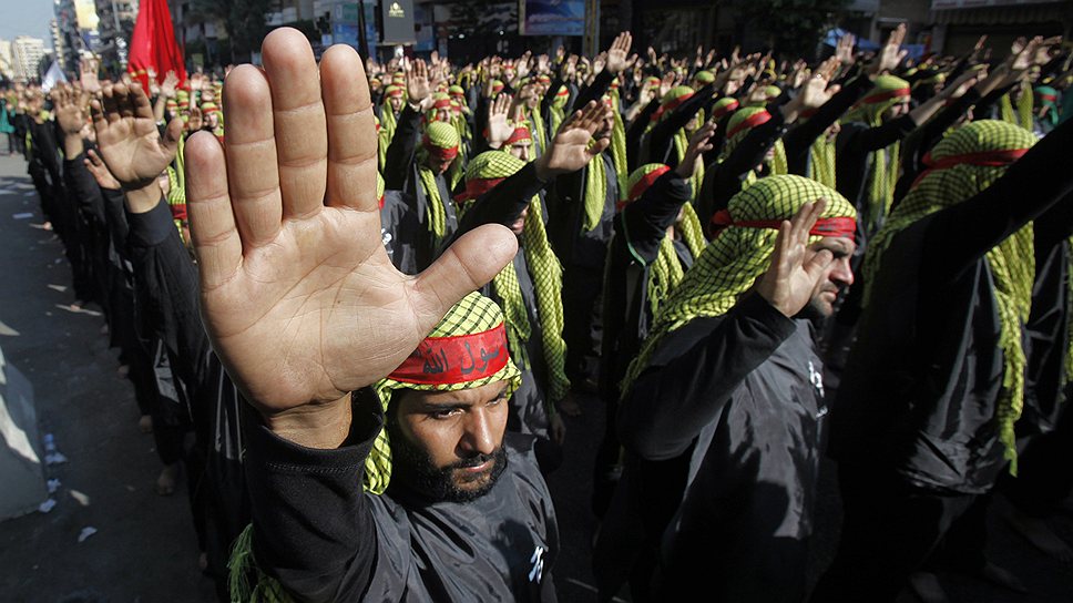 В день Ашура в Ливане проходят многочисленные траурные процессии