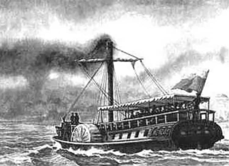 1815 год. Первый российский пароход «Елизавета», построенный в Петербурге, открыл регулярные рейсы между Петербургом и Кронштадтом