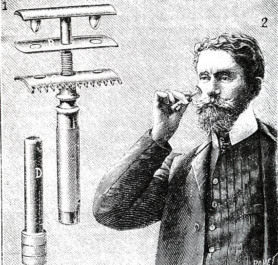 1904 год. Американский изобретатель Кинг Кэмп Жиллетт запатентовал бритву со сменными лезвиями