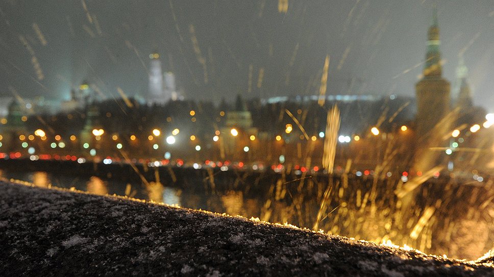14 ноября. В Москве выпал первый снег
