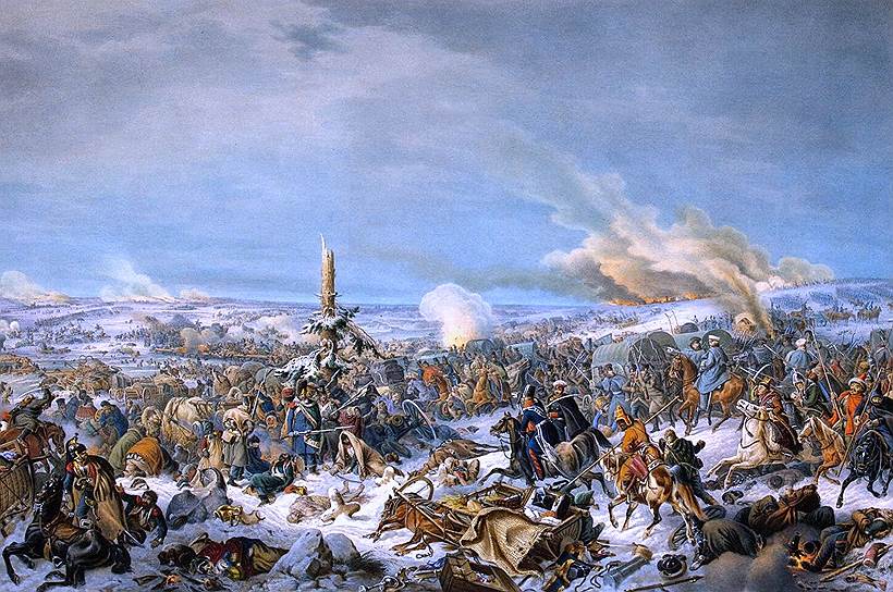 1812 год. Сражение на реке Березине, в котором армия Наполеона потерпела поражение