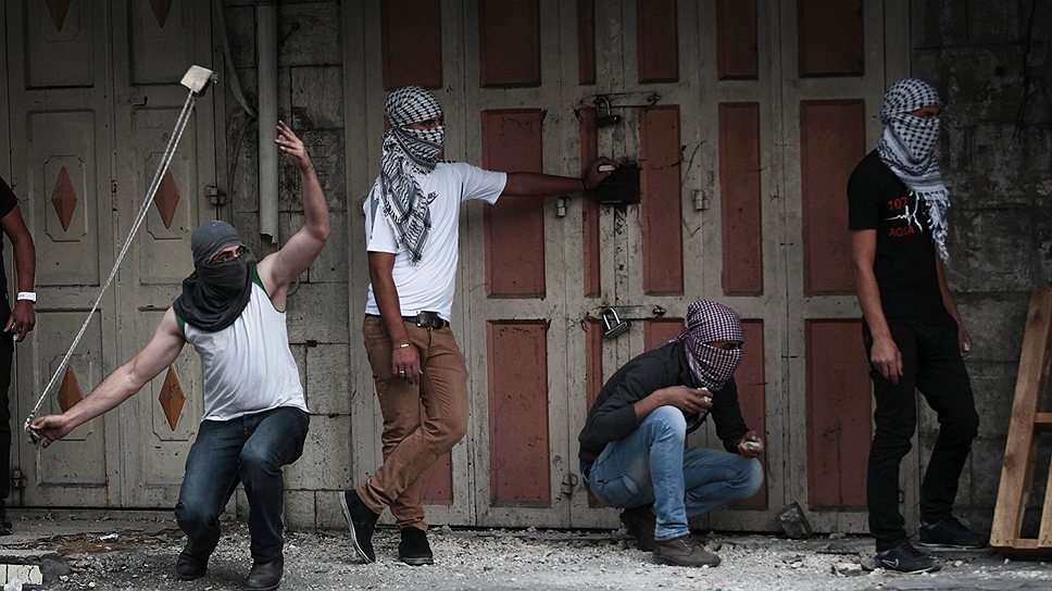 Протестующие в Палестине 