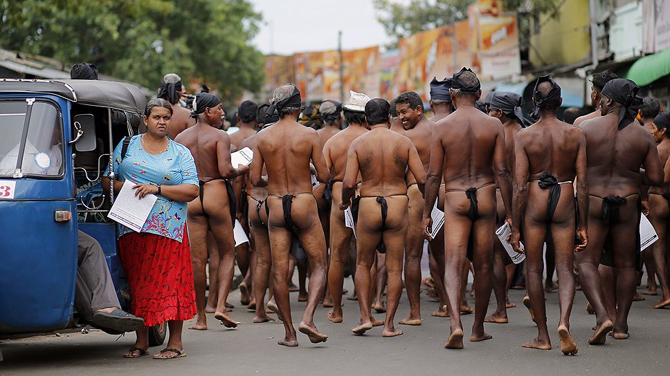 Протесты фермеров на Шри-Ланке