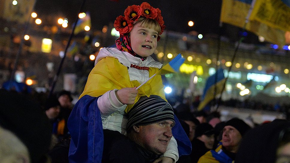 В субботу на Майдане выступила группа «Океан Эльзы», собрав на концерте около 200 тыс. стронников евроинтеграции 