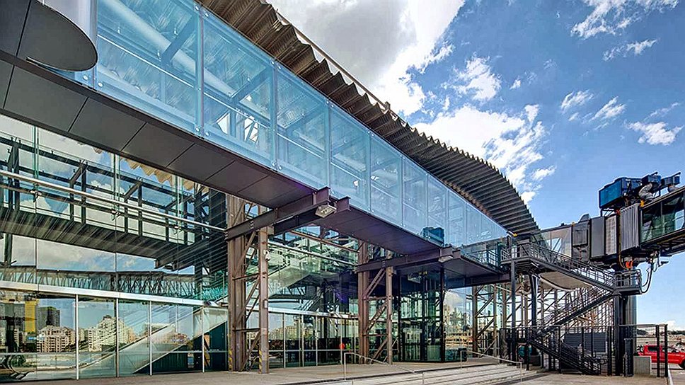 Победитель в номинации «Транспортный комплекс» — Сиднейский круизный терминал (White Bay Cruise Terminal), Австралия. Автор — австралийское архитектурное бюро Johnson Pilton Walker Architects