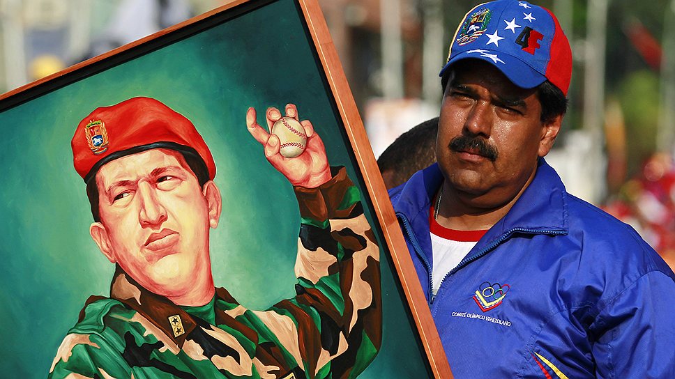 5 марта скончался президент Венесуэлы Уго Чавес. Позже новым лидером государства был избран Николас Мадуро (справа)