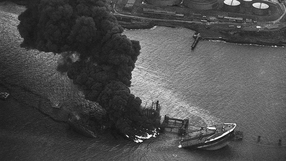 1979 год. Танкер «Бетельгейзе» взорвался в заливе Бантри (Ирландия)