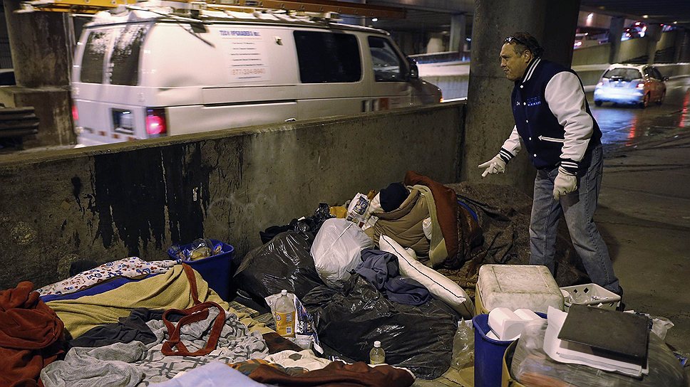 Наиболее распространенным местом обитания американских бездомных считаются автомобили и времянки: коробки, палатки и товарные вагоны 
