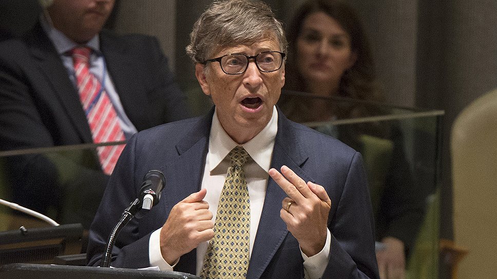 1-е место — основатель Microsoft Билл Гейтс. Лидировал в списке Китая, в России занял второе место