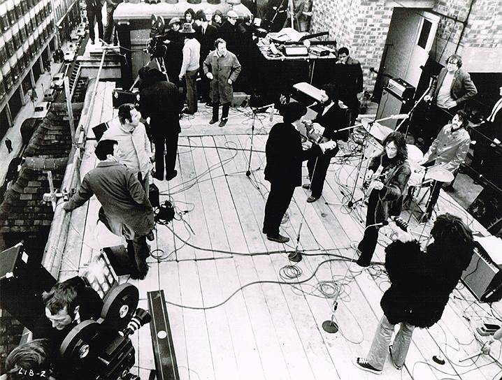 1969 год. The Beatles дали последний концерт на крыше студии звукозаписи Apple Corps Ltd в Лондоне