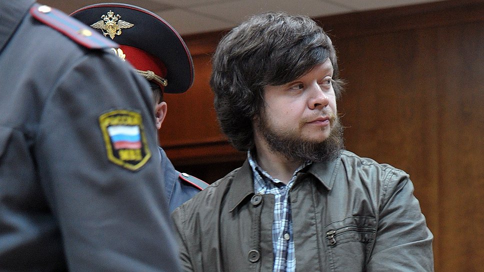 Обвиняемый в организации беспорядков на Болотной площади Константин Лебедев