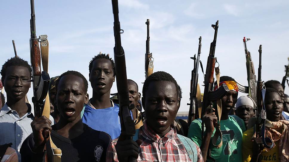 Боевики группировки &quot;Белая армия&quot; в Южном Судане