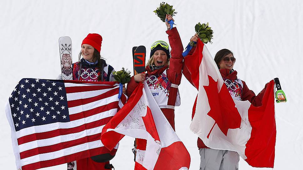 Победительницей стала спортсменка из Канады Дара Хоуэлл, серебро взяла американка Девин Логан, на третьем месте — канадка Ким Ламар