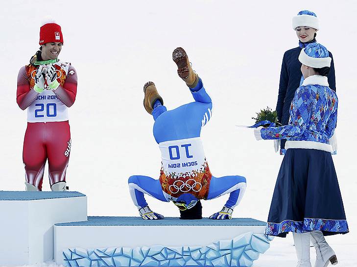 Итальянец Кристоф Иннерхофер завоевал бронзовую медаль в суперкомбинации на Олимпийских играх в Сочи