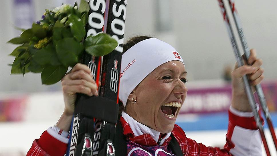 Швейцарская биатлонистка Селина Гаспарин стала второй в индивидуальной гонке на 15 км