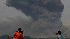 Извержение вулкана на Яве