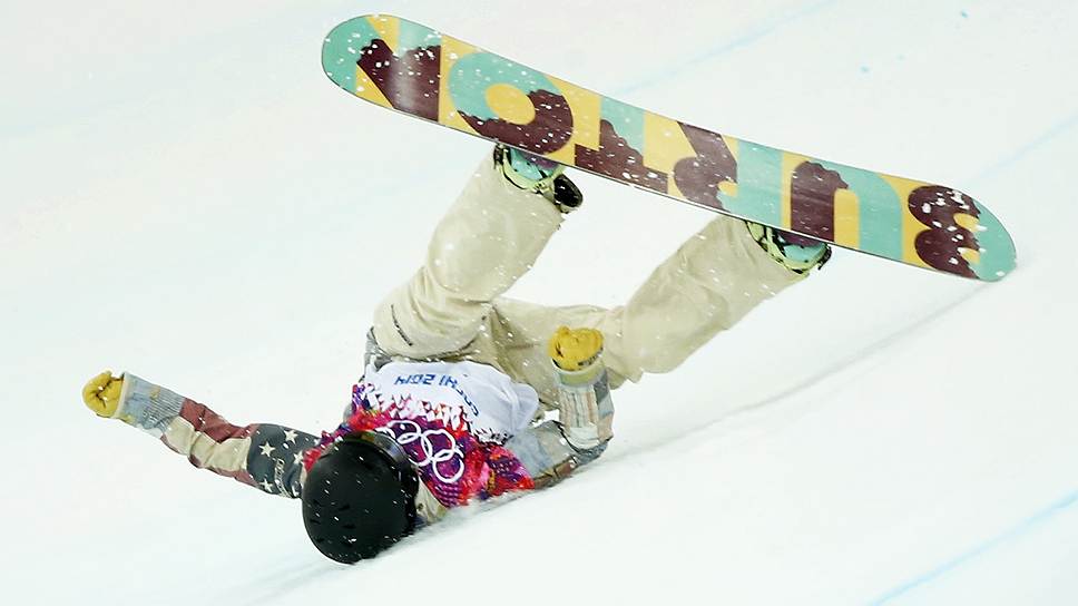 Американская спортсменка Келли Кларк во время соревнований по хафпайпу