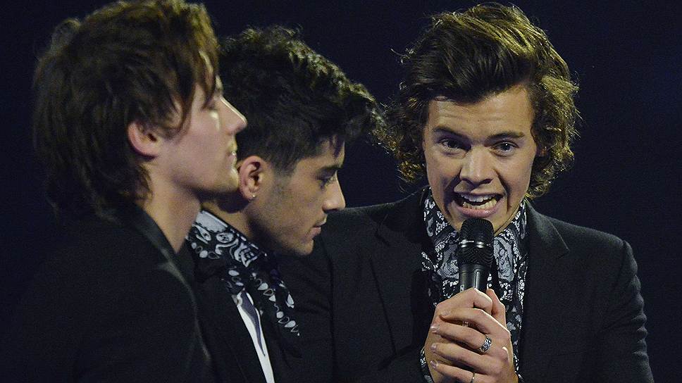 Вокалист One Direction Гарри Стайлс изо всех сил пытался скрыть разочарование, получив вместо «Лучшей британской группы» утешительный приз «Глобальный успех»