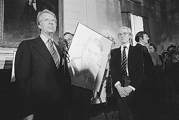 Джимми Картер, 39-й президент США, благодаря своему увлечению живописью собирал деньги на благотворительность. В 2012 году его картина была продана на аукционе за 250 тыс. долларов
