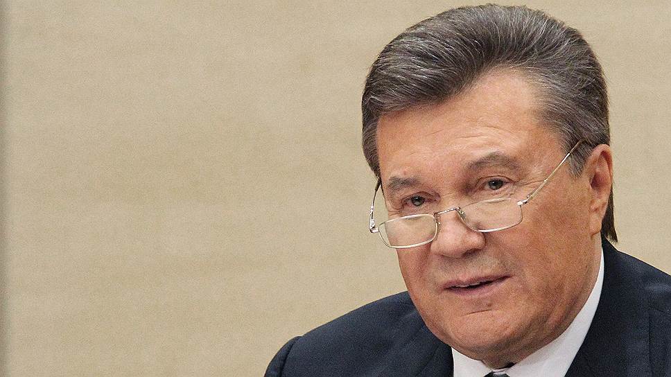 Отстраненный от должности президента Украины Виктор Янукович