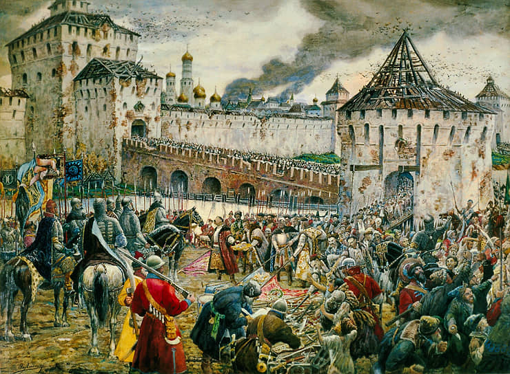 1611 год. Начало Московского восстания — вооруженного выступления жителей столицы против войск Речи Посполитой, оккупировавших город с осени 1610 года