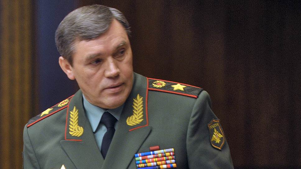 Начальник Генштаба ВС РФ Валерий Герасимов