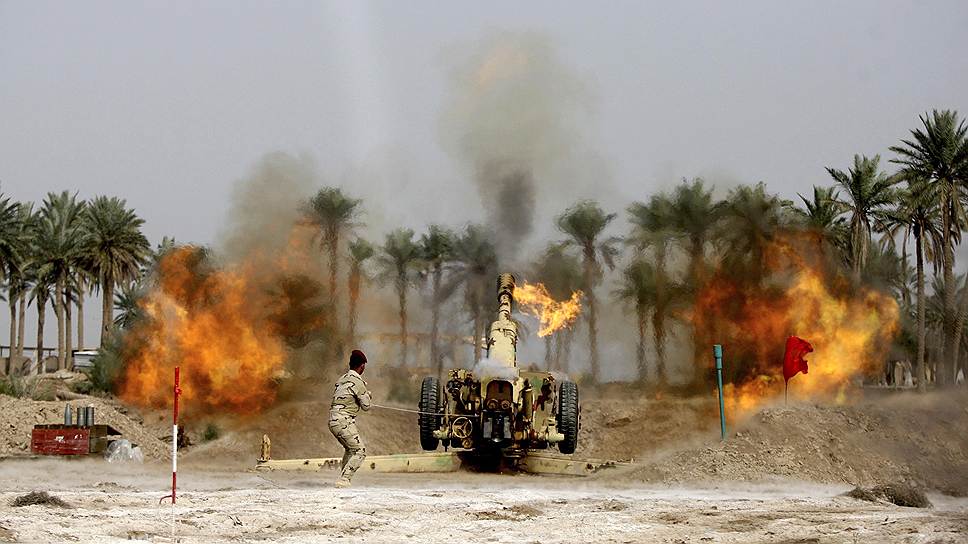 Бои иракских сил безопасности с исламистами, связанными с Аль-Каидой, в Джурф аль-Сахаре